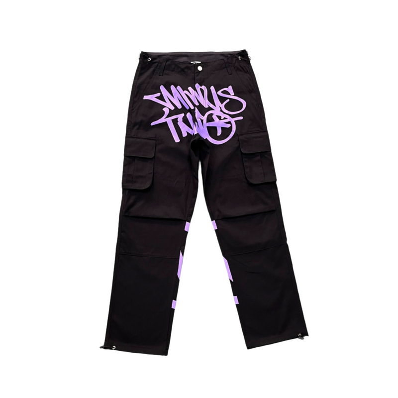 Calça Y2K Minus Two Black And Purple