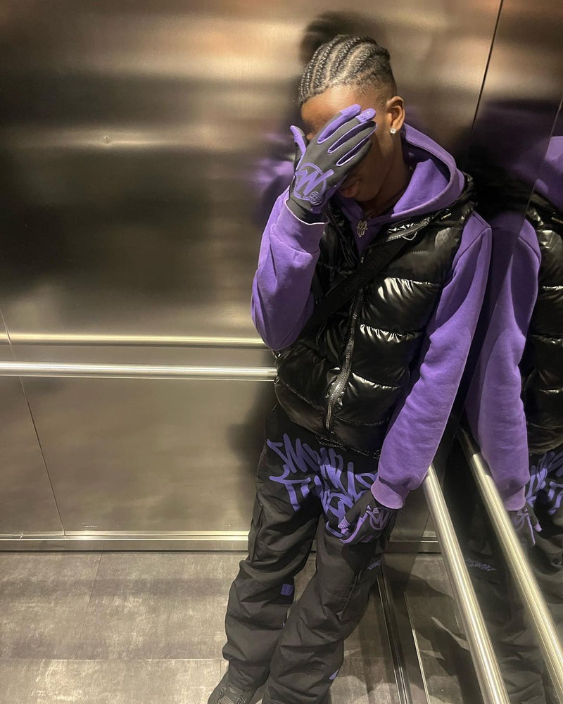 Calça Y2K Minus Two Black And Purple