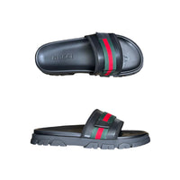 Slide Gucci Web Preto