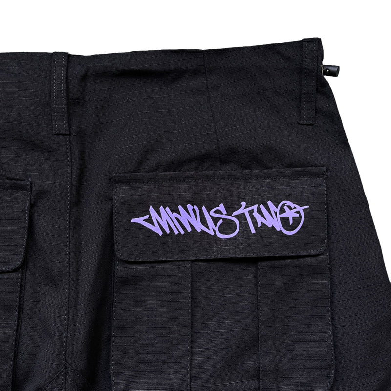 Calça Y2K Minus Two Black And Purple