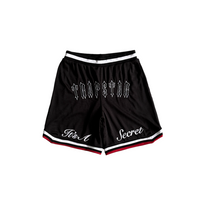 Short Trapstar Football Jersey Black / Red