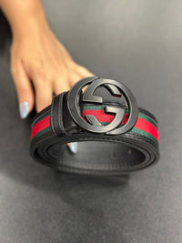 Cinto De Couro Gucci Black