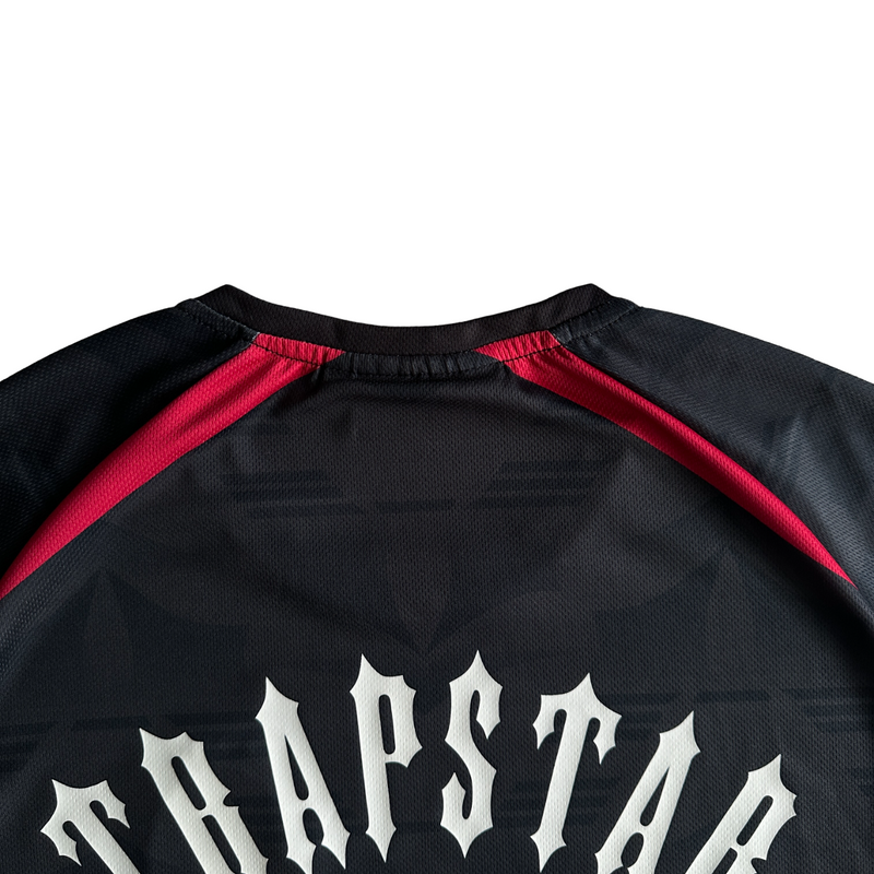 Camiseta Trapstar Football Jersey Black / Red