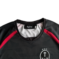 Camiseta Trapstar Football Jersey Black / Red