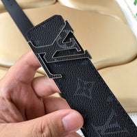 Cinto De Couro Louis Vuitton Black