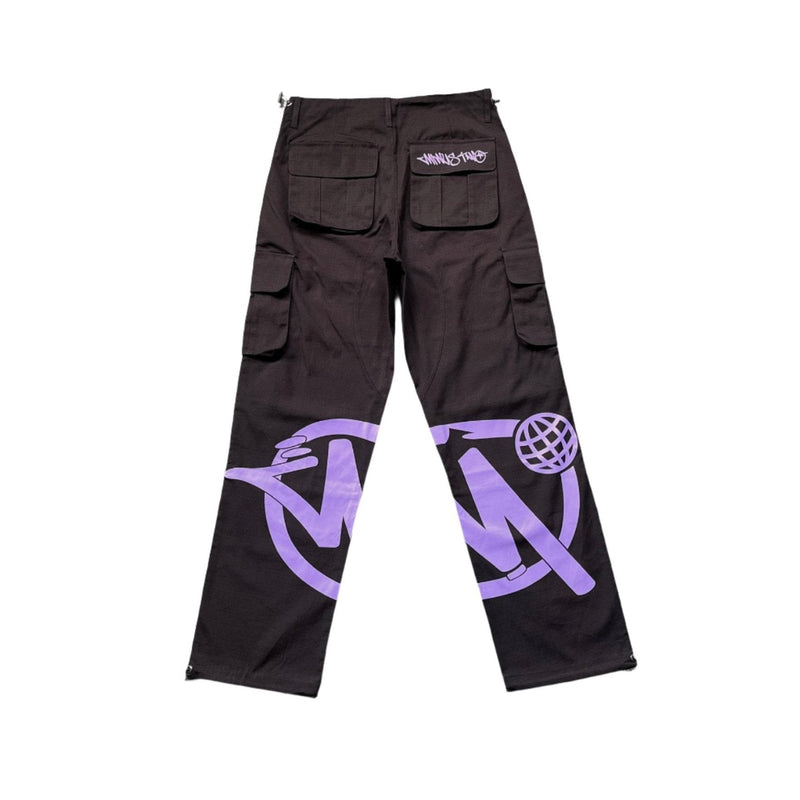 Calça Y2K Minus Two Black And Purple