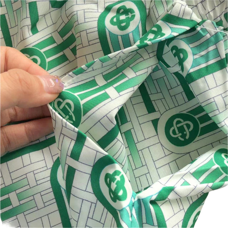 Casablanca Ping Pong Monograma Green