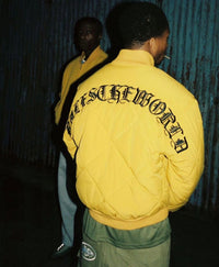 Corteiz Olde English Quilted Bomber Jacket