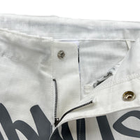 Calça Y2K Minus Two White And Grey