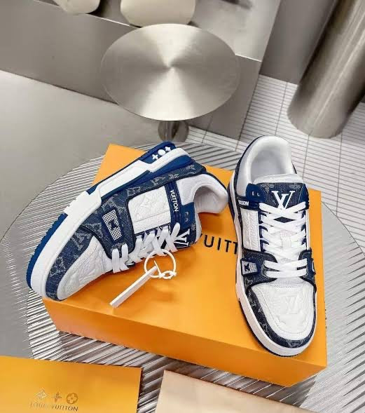 Tenis Louis Vuitton Azul e Branco