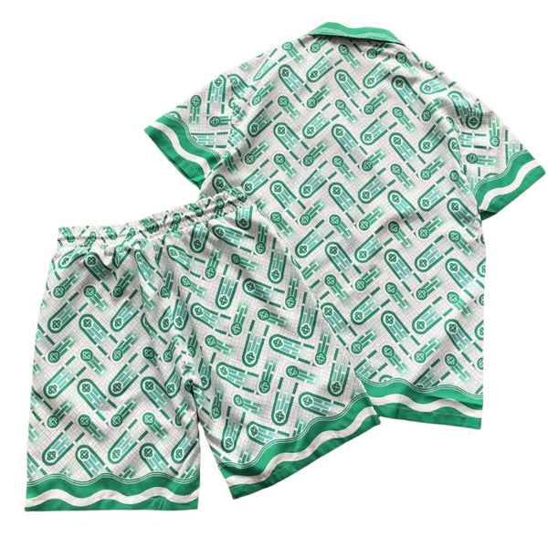 Casablanca Ping Pong Monograma Green