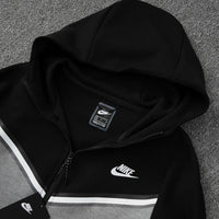 Conjuntos Nike Tech Fleece Cinza/Preto