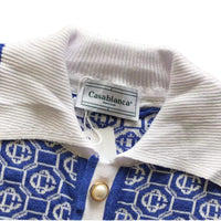 Camisa Polo Jacquard Monogram
