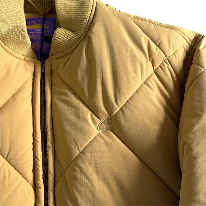 Corteiz Olde English Quilted Bomber Jacket