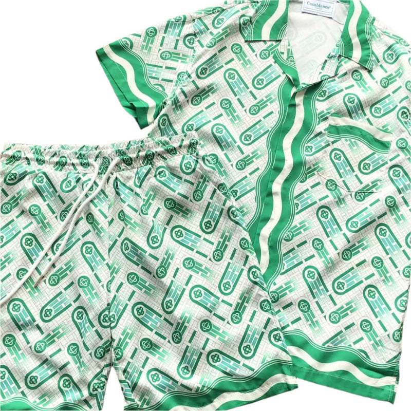 Casablanca Ping Pong Monograma Green