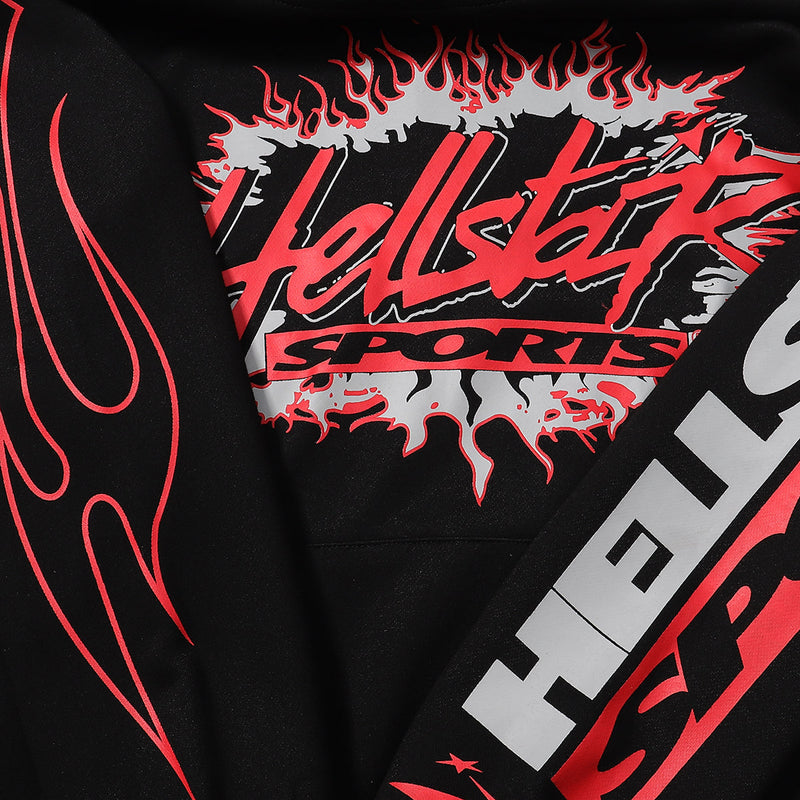 Conjunto Moletom Hellstar Sports Future Flame Black