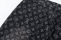Calça Jeans Louis Vuitton Distressed Baggy Monogram