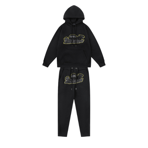 Conjunto Trapstar Shooters   Hoodie Tracksuit Black