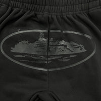 Calça Moletom Corteiz "Alcatraz Basic Jogging Black"