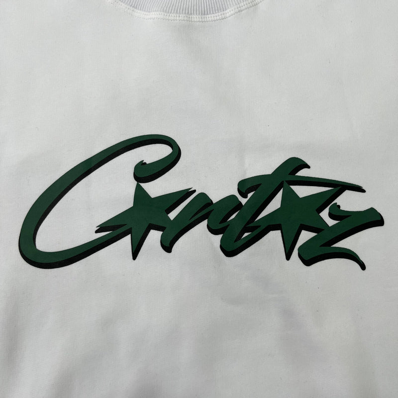 Corteiz Tracksuit White and Green Sweatshirt