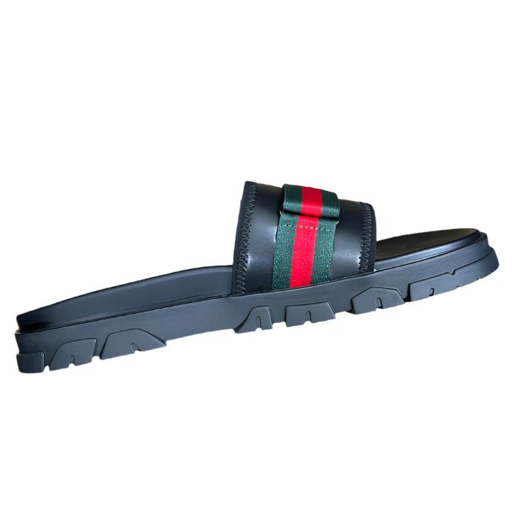Slide Gucci Web Preto
