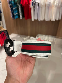 Cinto De Couro GG Gucci