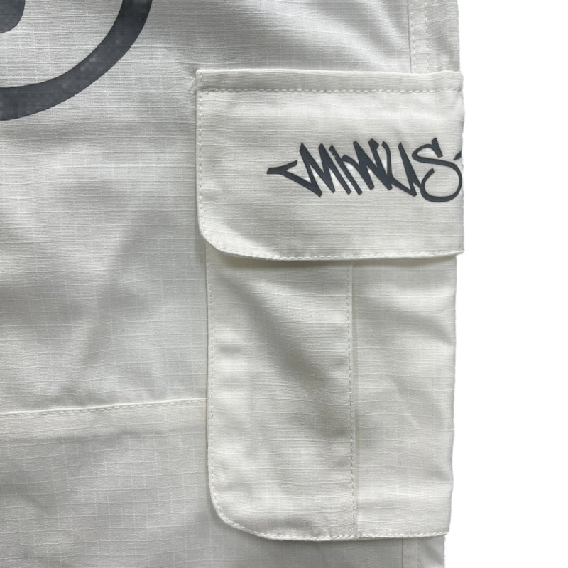 Calça Y2K Minus Two White And Grey