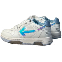 Tênis OFF-WHITE Out Of Office OOO Low Tops White Iridescent Blue