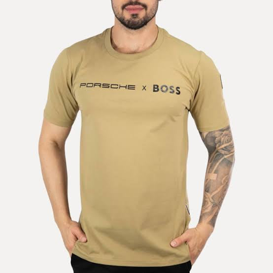 Camiseta Porsche X Boss Caquê