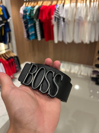 Cinto De Couro Boss