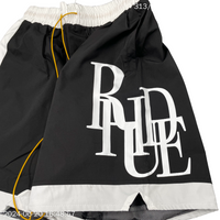 Short Rhude Side Logo Black