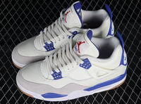 NIKE AIR JORDAN 4 - BRANCO / ROXO / CINZA