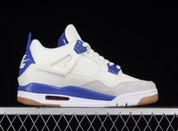 NIKE AIR JORDAN 4 - BRANCO / ROXO / CINZA