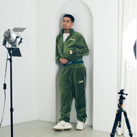 Conjunto Corteiz Allstarz Velour Green