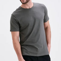 Camiseta Apertada Slim Fit Modelo Zaara Chumbo