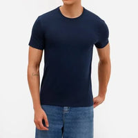 Camiseta Apertada Slim Fit Modelo Zaara Azul