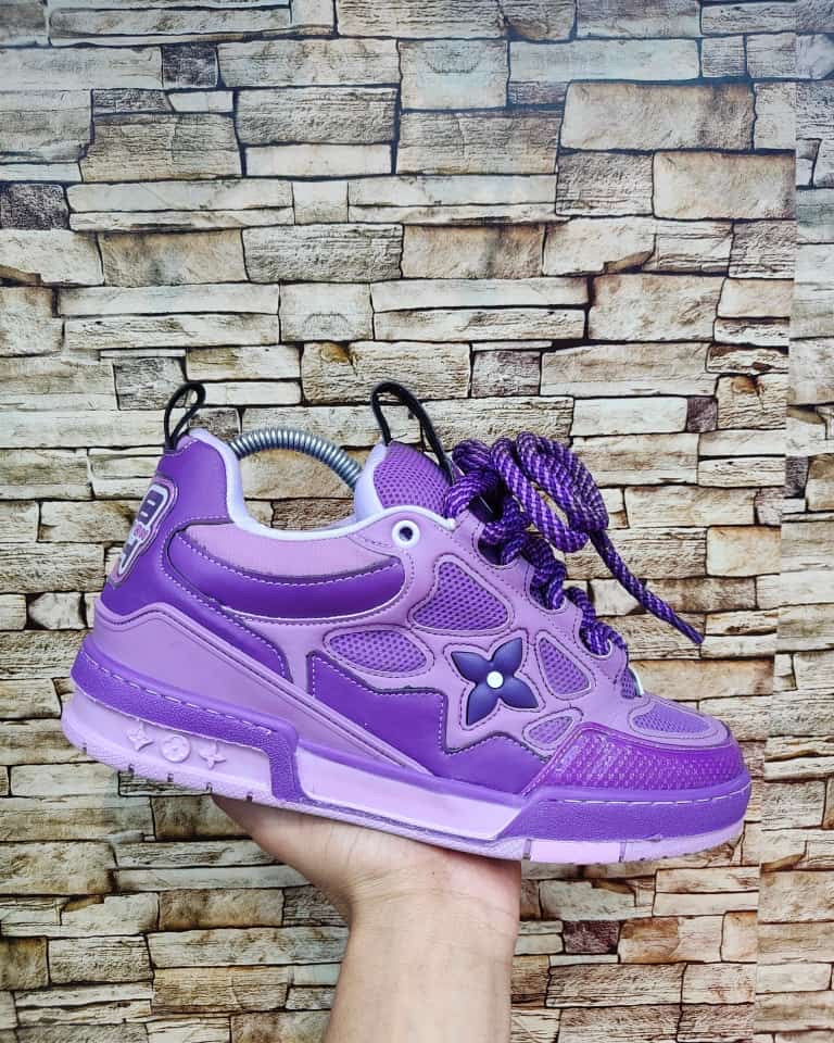 Louis vuitton skate sneaker roxo