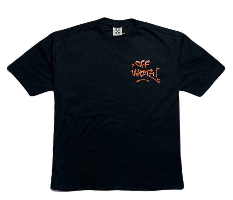 Camiseta Off White Logo Laranja