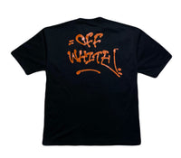 Camiseta Off White Logo Laranja