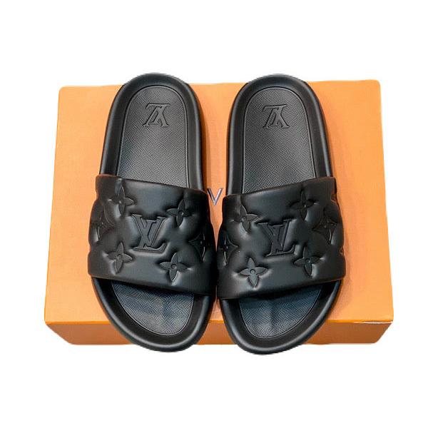 Chinelo LV Slide Black