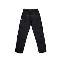Calça Cargo Corteiz "All Black Logo"