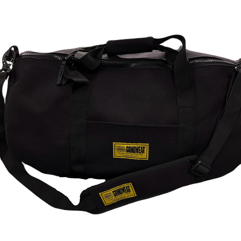 Corteiz Black Alcatraz Grindwear Duffle Bag