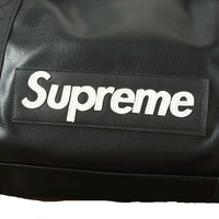 Nike X Supreme Leather Duffle Black Bag