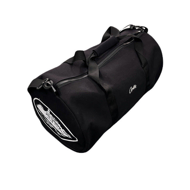 Corteiz Black Alcatraz Grindwear Duffle Bag