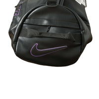 Nike X Supreme Leather Duffle Black Bag