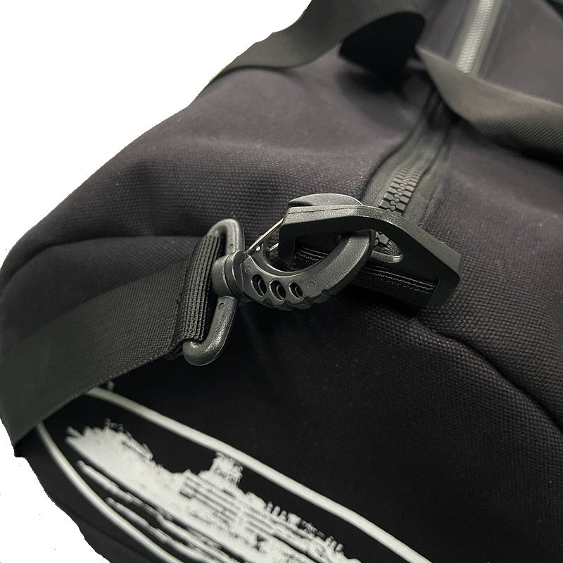 Corteiz Black Alcatraz Grindwear Duffle Bag