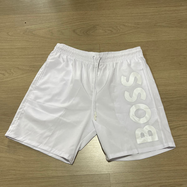 Bermuda Boss Branca Tom Sobre Tom