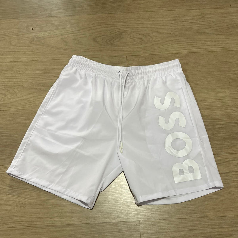 Bermuda Boss Branca Tom Sobre Tom