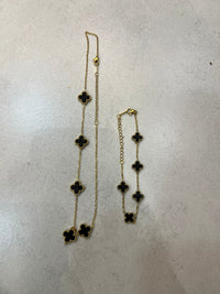 Corrente + Pulseira Trevo