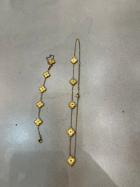 Corrente + Pulseira Trevo